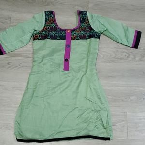 Indian churidaar with beautiful color combination